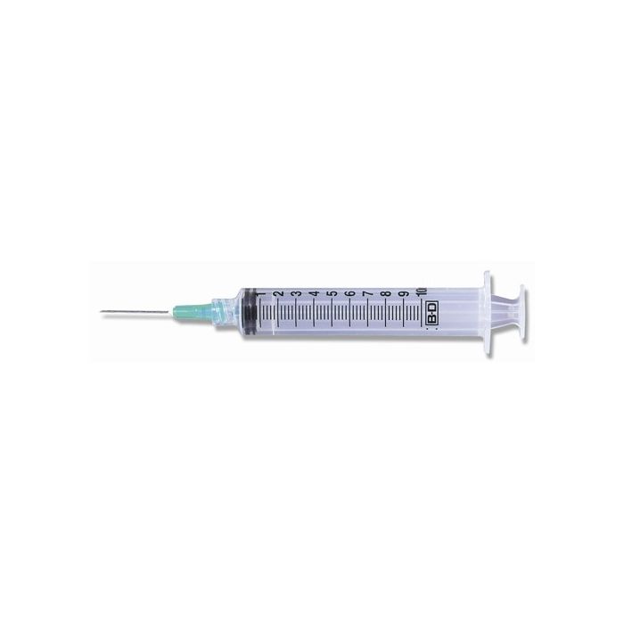 BD Disc Syringe with Needle 10ml (Box of 100)