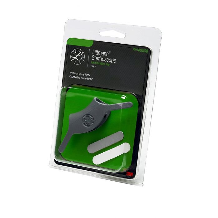 3M Littmann  Stethoscope Identification Tags, Gray, 40008