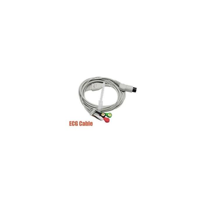 5 Lead ECG Cable Compatible with Contec CMS6000 / CMS7000 / CMS8000
