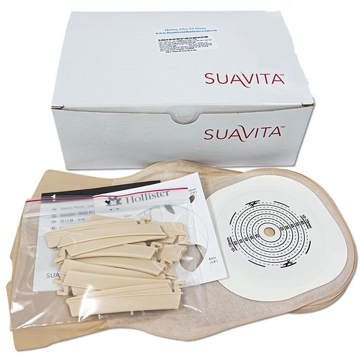 HOLLISTER 7620 Suavita 1 Piece Drainable pouch-Opaque Box of 30
