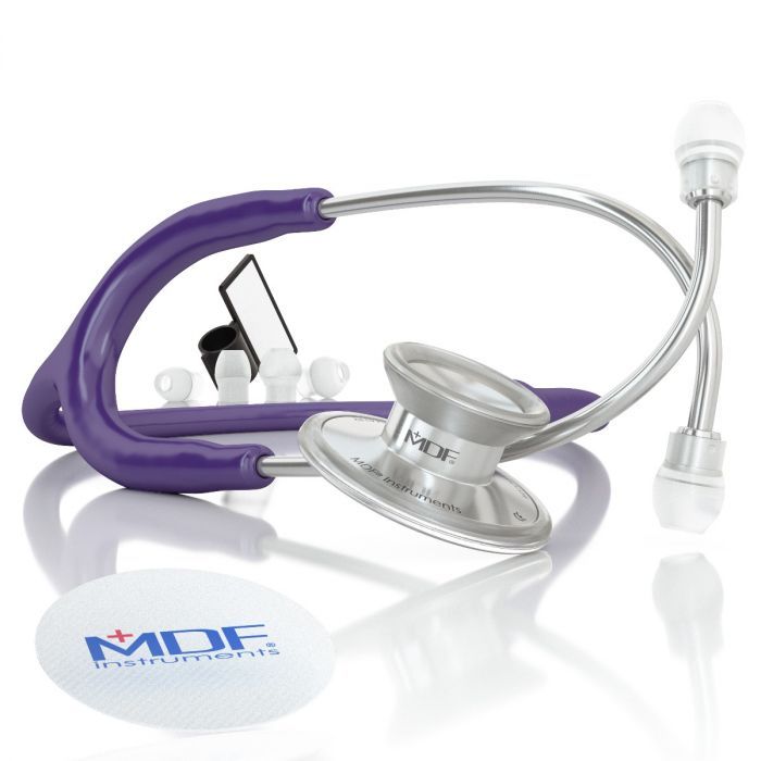 MDF Acoustica Stethoscope Pediatric- Purple (MDF747XPC08)