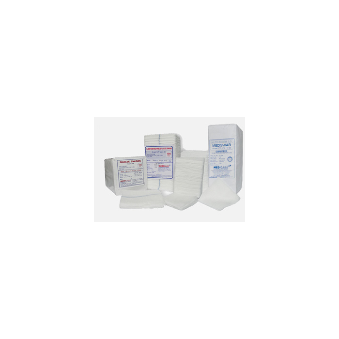 Medica Gauze Swab Non-Sterile 10cmx10cmx8 ply (Box of 100)