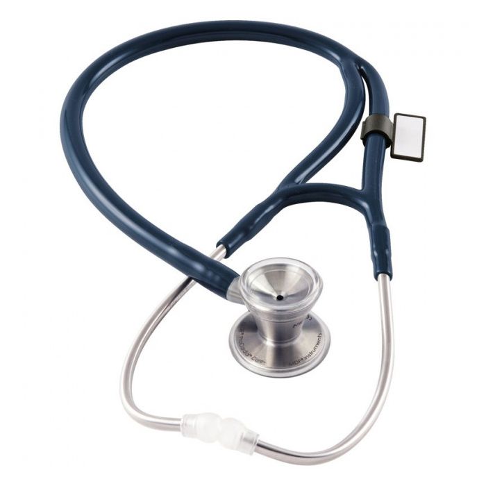 MDF Classic Cardiology Dual Head Stainless Steel Stethoscope - Navy Blue (Abyss) (MDF79704)