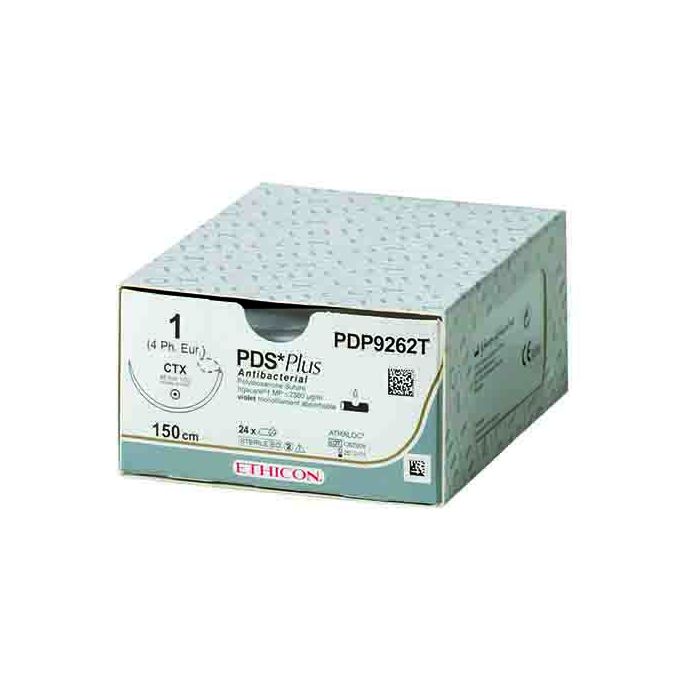 PDP371T-1/2 Circle Taper Point CTX,1,48 mm,PDS PLUS Voilet Monofilament 90 cm