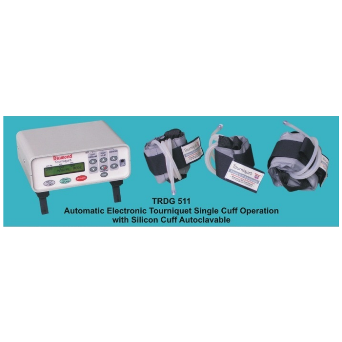 TRDG 511 Automatic Electronic Tourniquet Single Cuff Operation with Silicon Cuff Autoclavable