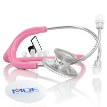 MDF Acoustica Lightweight Dual Head Stethoscope- Pink (MDF747XP01)