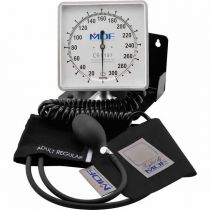 MDF Desk & Wall Aneroid Sphygmomanometer - Professional BP Monitor - Black (MDF84011)