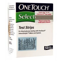 OneTouch Select Test Strips 100s Pack + 2 * 25's  OneTouch Ultrasoft Lancets