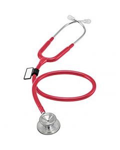 MDF Acoustica Lightweight Dual Head Stethoscope- Raspberry (MDF747XP23)