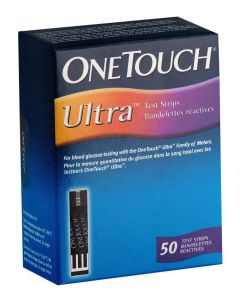 OneTouch Ultra Test Strips 50s Pack + 2 * 25's  OneTouch Ultrasoft Lancets