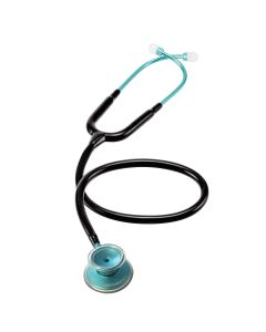MDF Acoustica Lightweight Dual Head Stethoscope- Black and Blue (MDF747XPAQ11)