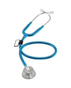 MDF Acoustica Lightweight Dual Head Stethoscope- Bright Blue (MDF747XP14)