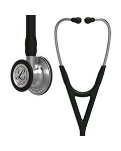 Littmann Cardiology IV Stethoscope, Standard Finish Chestpiece, Black Tube, 22 inch, 6151