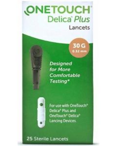 OneTouch Delica Plus Lancets (Box of 25)